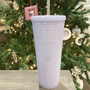 Starbucks Icy White Studded Tumbler